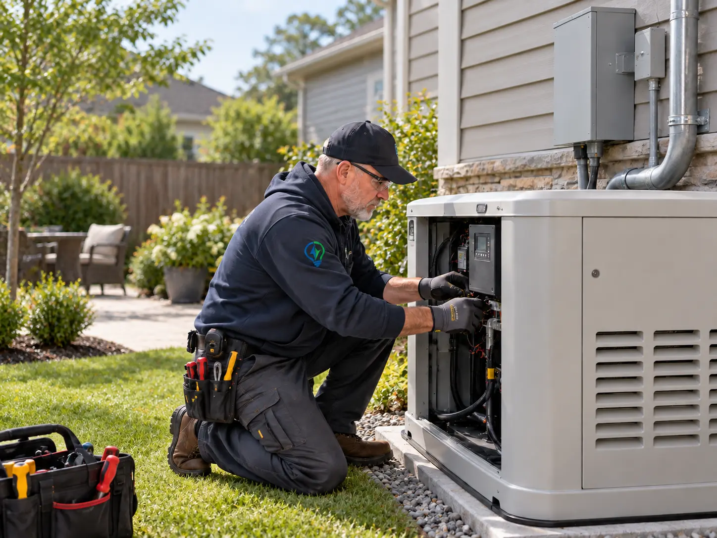 generator installation electrician for residential commercial and industrial properties in Niagara Falls Ontario